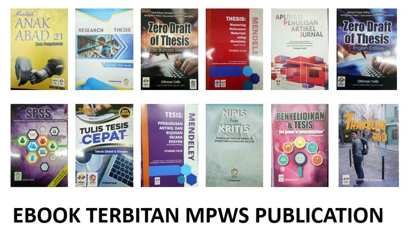 Jualan EBOOK terbitan MPWS Publication